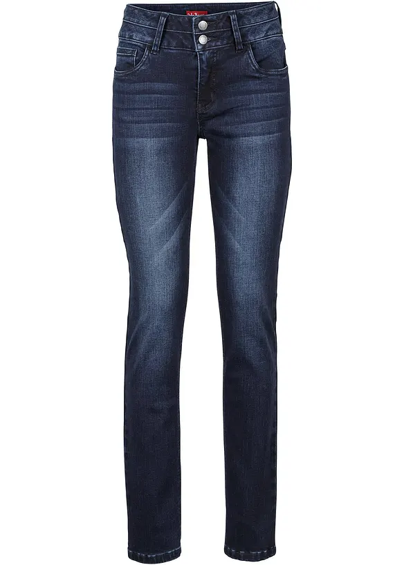 Tvarující ultra měkké džíny Slim, High Waist, bonprix