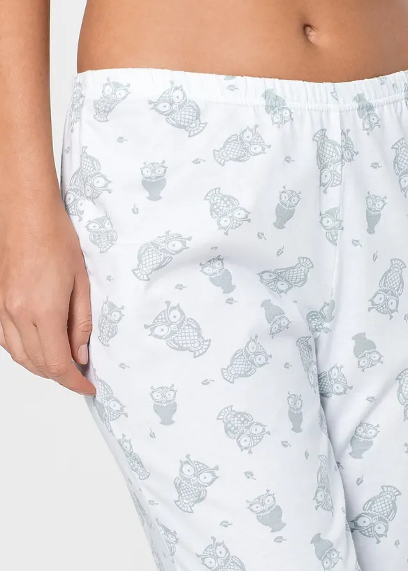 Capri pyžamo s krátkými rukávy, bonprix