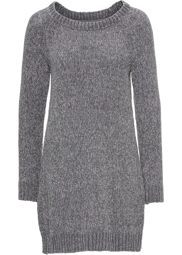 Oversized pletené šaty, bonprix