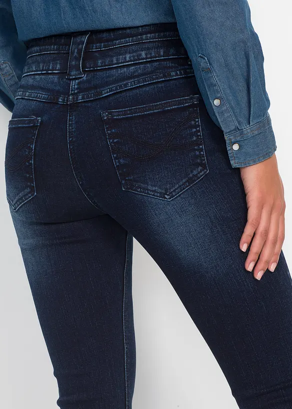 Tvarující ultra měkké džíny Slim, High Waist, bonprix