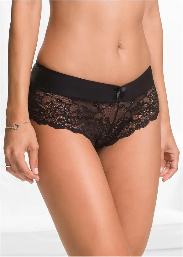 Bokové kalhotky z elegantní krajky, bonprix