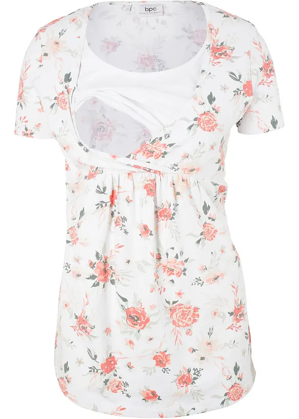 Těhotensk&eacute; a kojic&iacute; triko 2 v 1, z organick&eacute; bavlny, bonprix