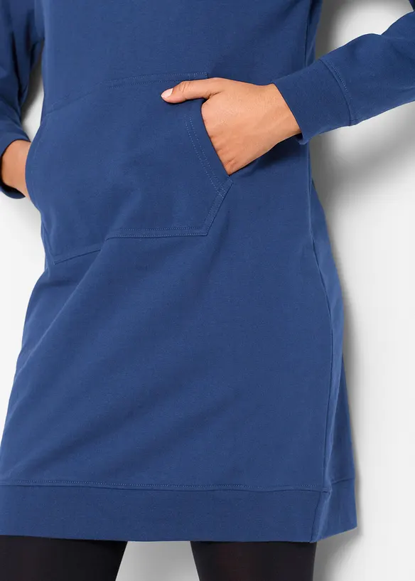 Mikinové šaty z čisté bavlny, bonprix