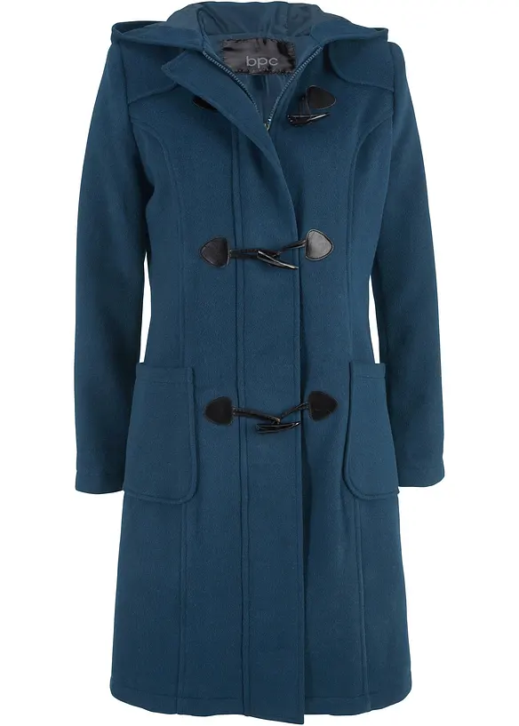 Vlněný kabát Dufflecoat, bonprix