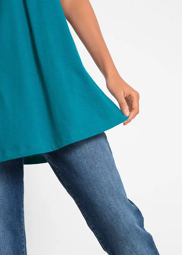 Tričko v áčkové linii, krátký rukáv, bonprix