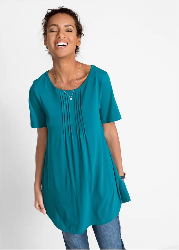 Tričko v áčkové linii, krátký rukáv, bonprix