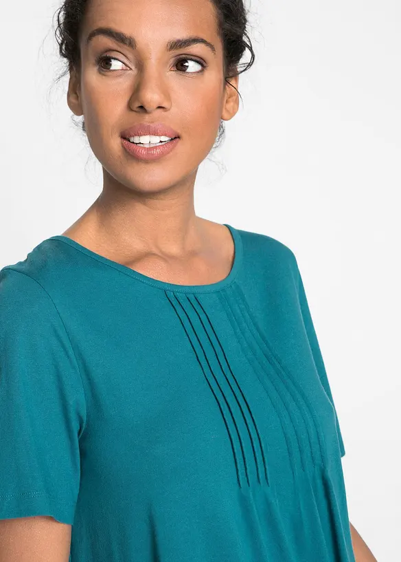 Tričko v áčkové linii, krátký rukáv, bonprix