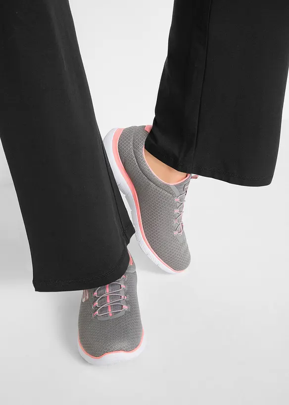 Sportovní bavlněné kalhoty se strečem, Bootcut, bonprix