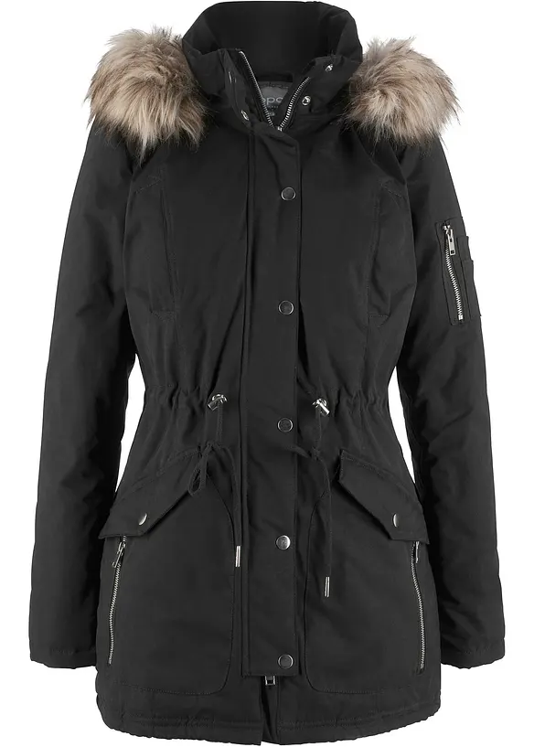 Hřejivá parka s podšívkou, bonprix