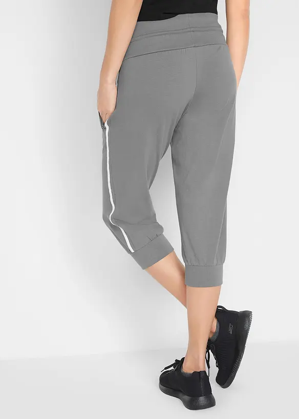 Joggingové kalhoty z bavlny, capri délka (2 ks v balení), bonprix