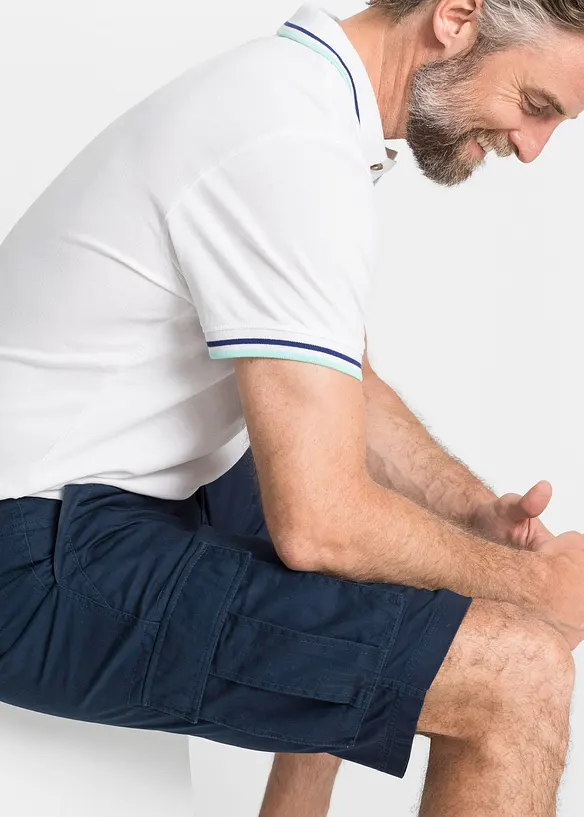 Cargo bermudy z čisté bavlny, Relaxed Fit, bonprix