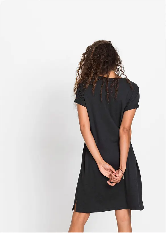 Úpletové oversize šaty, bonprix