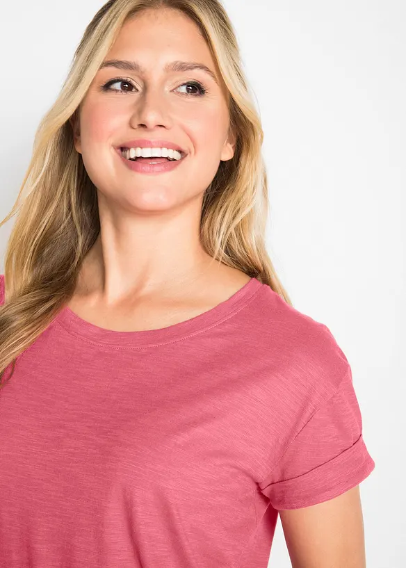 Dlouh&eacute; boxy tričko s kr&aacute;tk&yacute;mi ruk&aacute;vy, bonprix