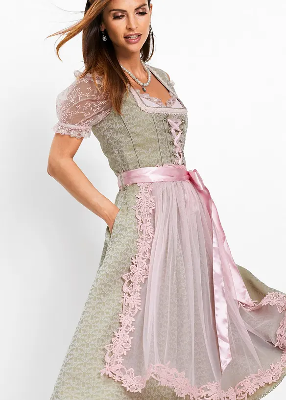 Kroj Dirndl s korálky (2dílná souprava), bonprix