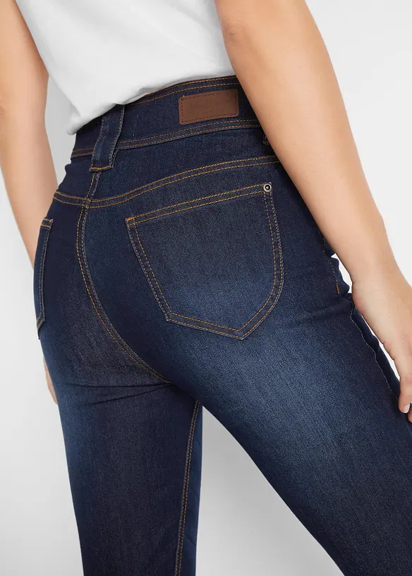 Pohodlné strečové džíny High Waist Slim Fit, bonprix