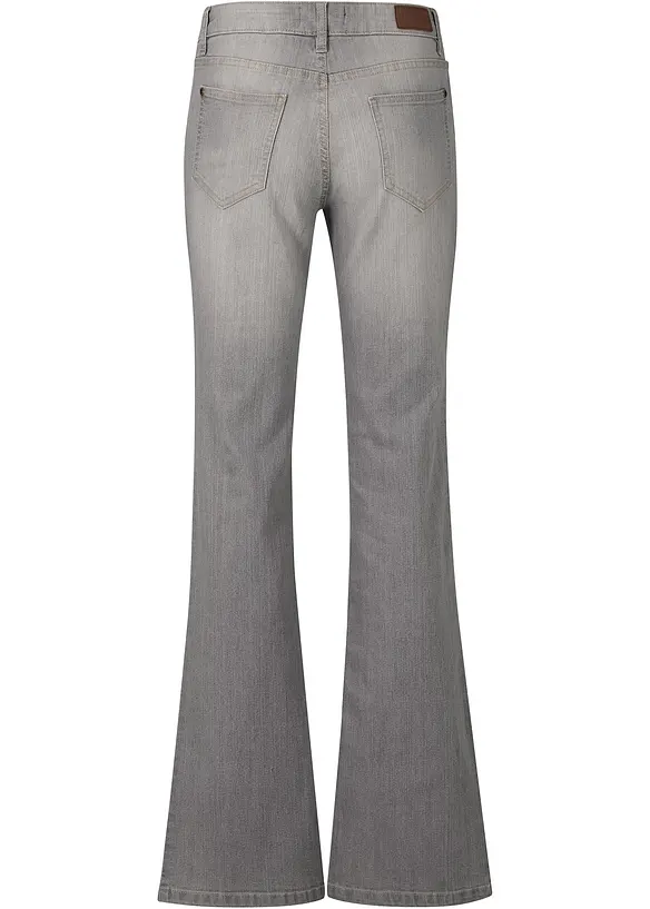 Pohodlné strečové džíny Bootcut, Mid Waist, bonprix
