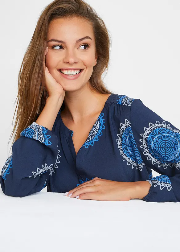 Tuniková halenka z měkké viskózy, bonprix