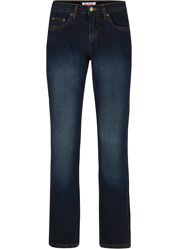 Strečové džíny Slim Straight, Mid Waist, bonprix