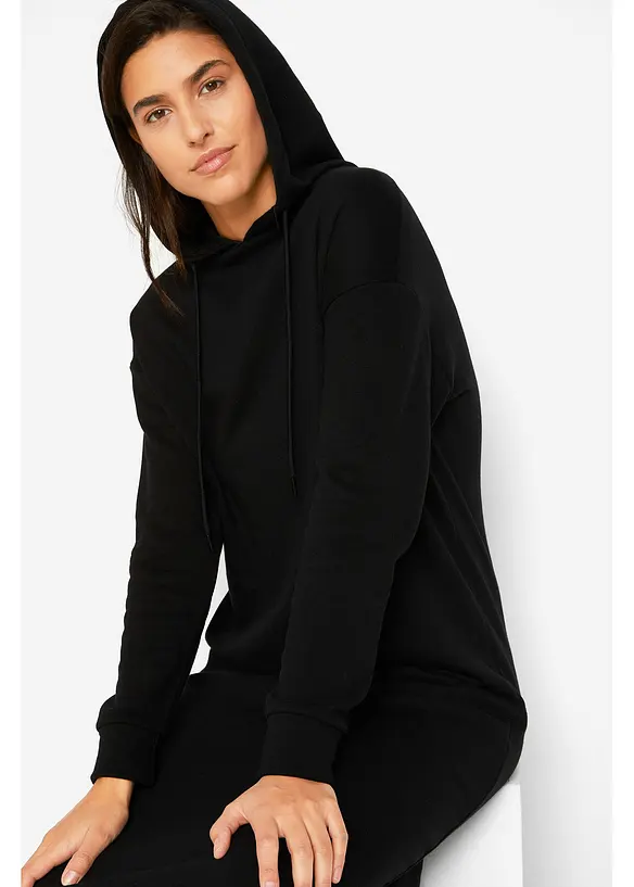 Mikinové oversize šaty, bonprix