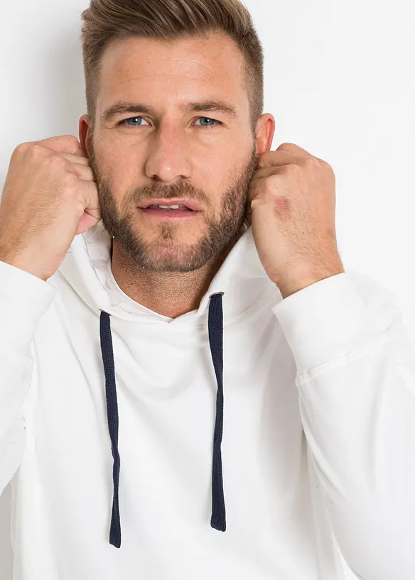 Mikina s kapucí, z čisté bavlny, bonprix