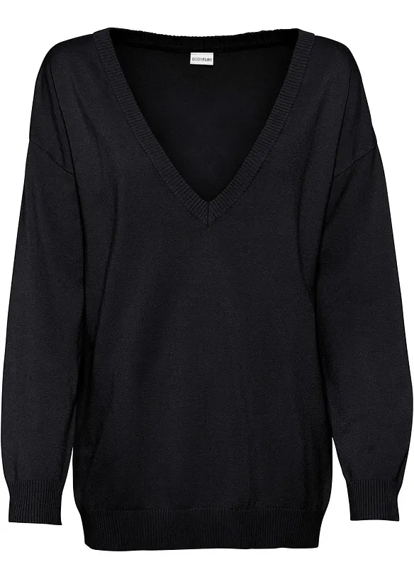 Oversize svetr ze směsi s viskózou, bonprix
