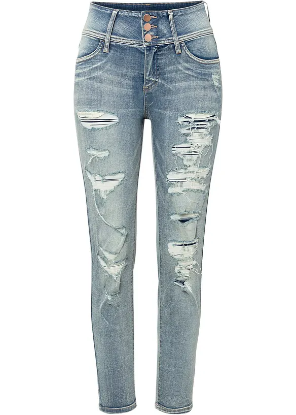 Strečové Skinny džíny, High Waist, bonprix