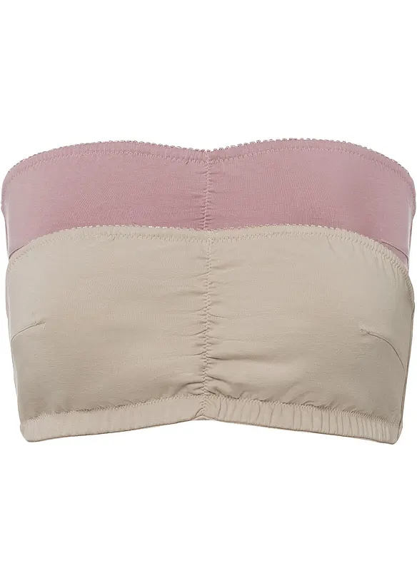 Bandeau podprsenka (košíčky A a B), s organickou bavlnou, bonprix