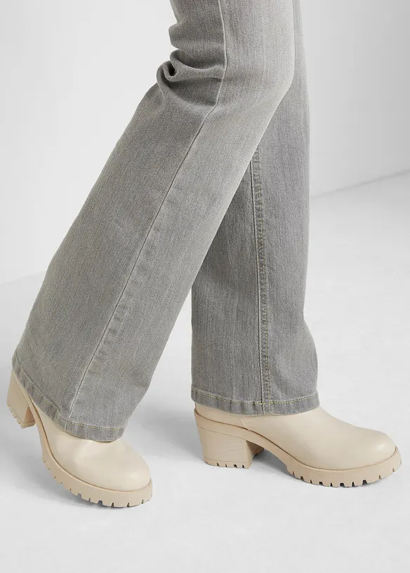 Pohodlné strečové džíny Bootcut, Mid Waist, bonprix
