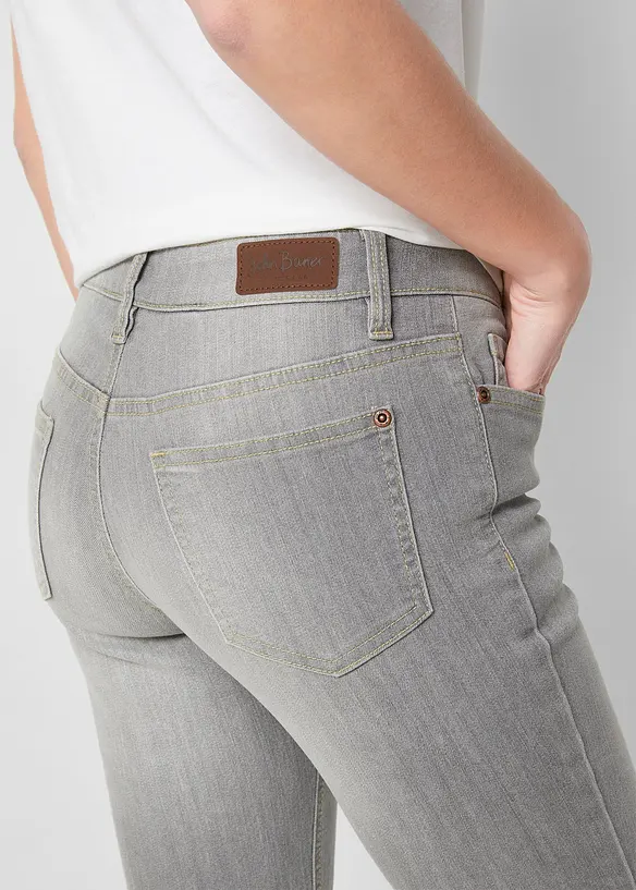 Pohodlné strečové džíny Bootcut, Mid Waist, bonprix