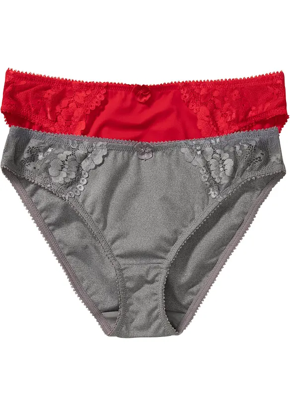 Kalhotky s jemnou krajkou (2 ks v balení), bonprix