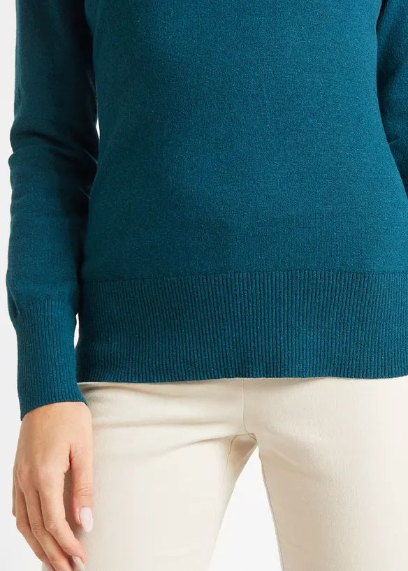 Základní svetr s recyklovanou bavlnou, bonprix