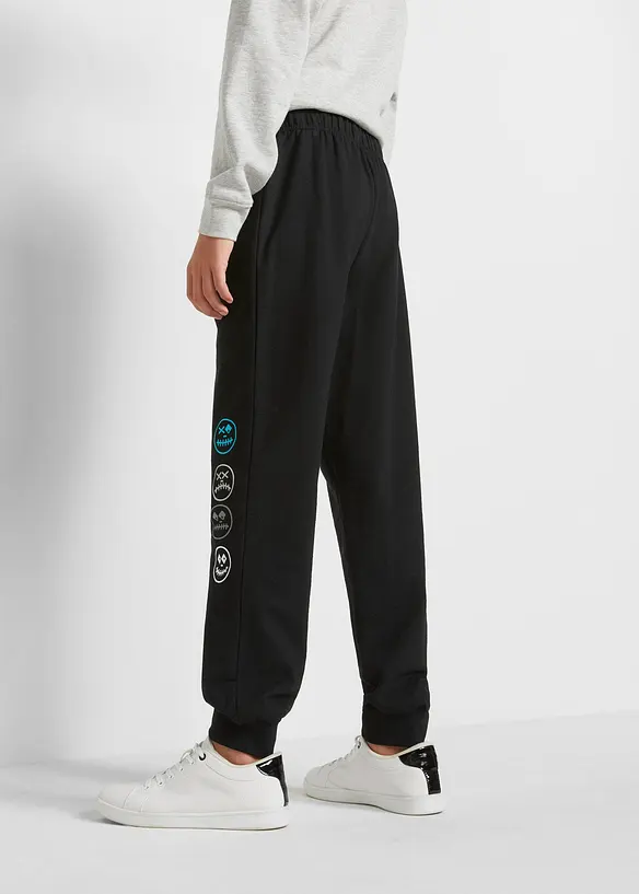 Joggingové kalhoty z měkké bavlněné směsi, bonprix