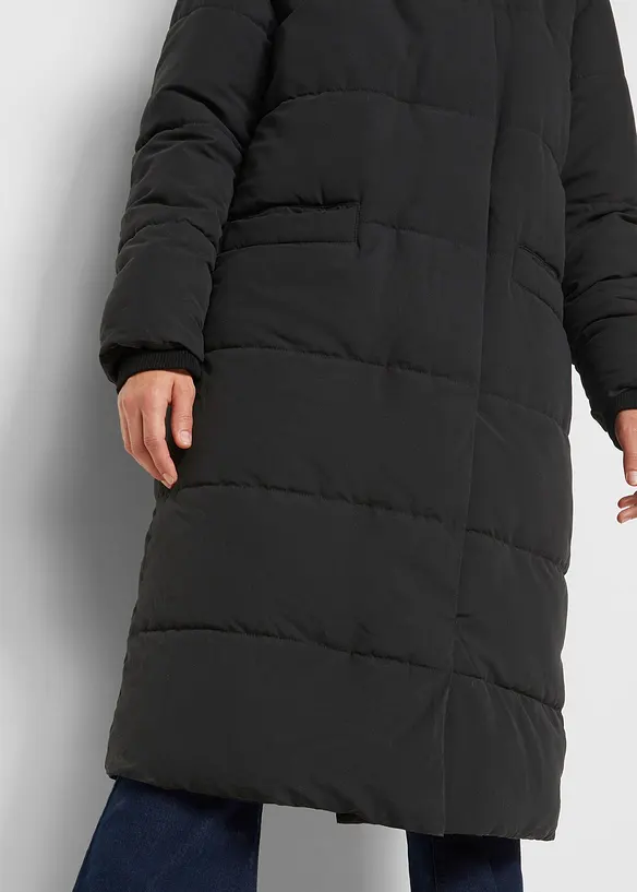 Prošívaný oversize kabát, bonprix