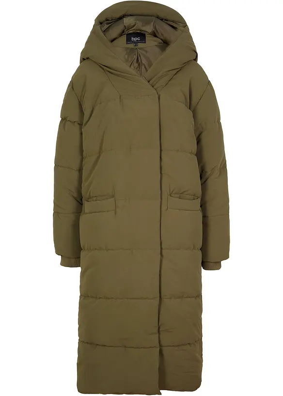 Prošívaný oversize kabát, bonprix