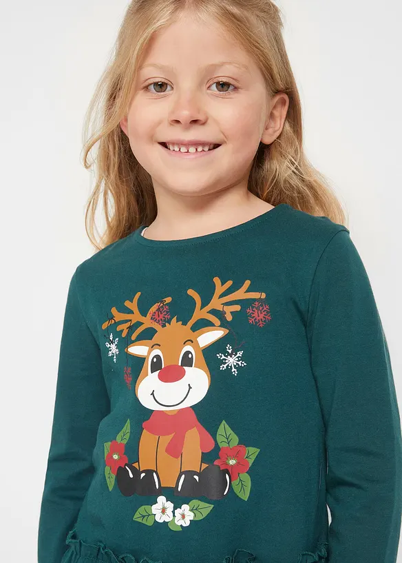 Žerzejové šaty + šaty pro panenku, z čisté organické bavlny (2dílná souprava), bonprix