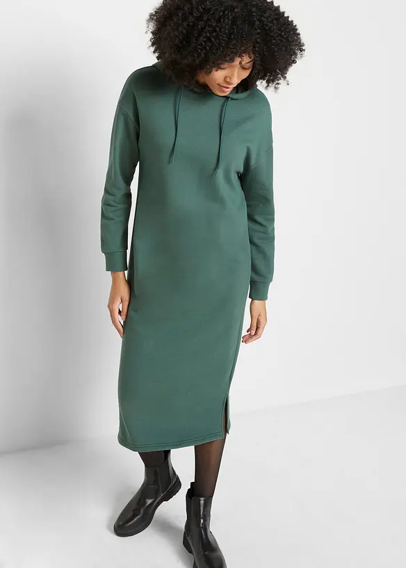 Mikinové oversize šaty, bonprix