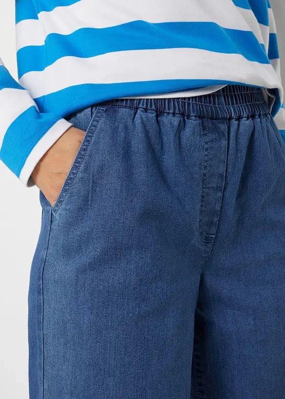 Mom džíny, High Waist, pohodlný pas, bonprix