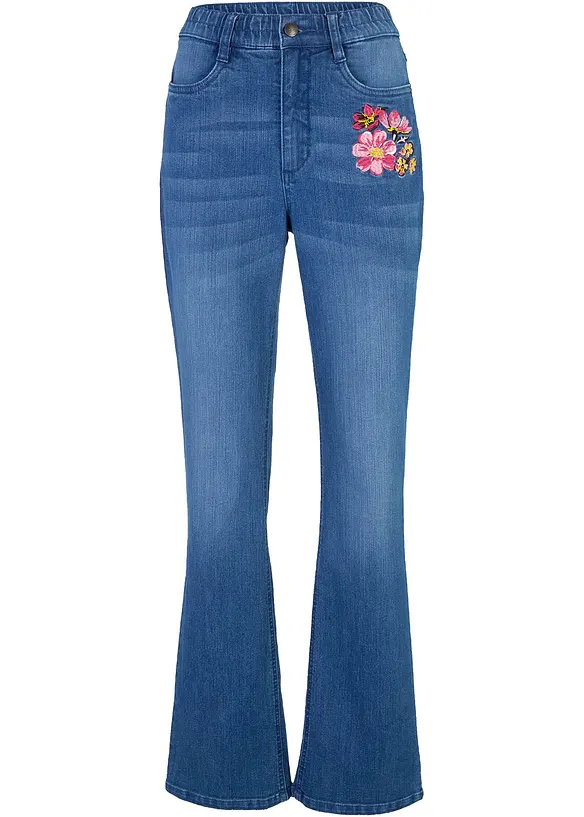 Bootcut džíny High Waist, s pohodlným pasem, bonprix