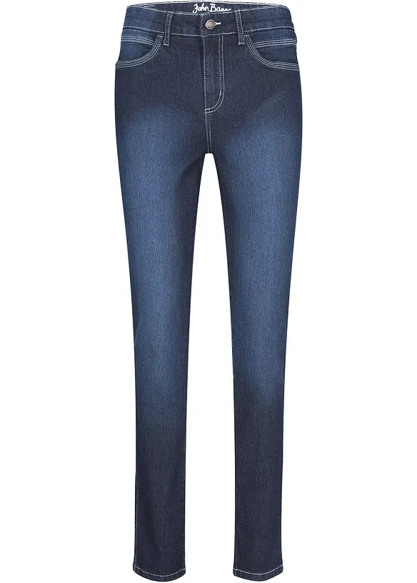 Skinny džíny Mid Waist, streč, bonprix