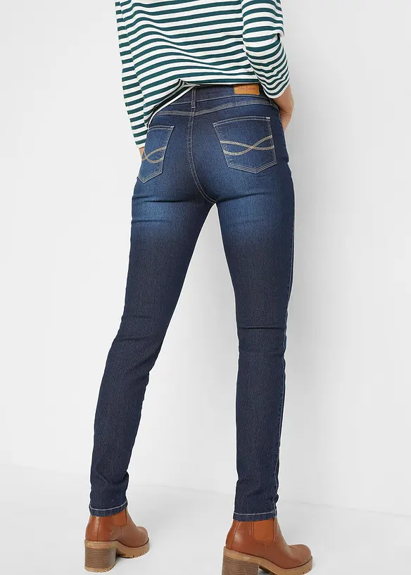 Skinny džíny Mid Waist, streč, bonprix