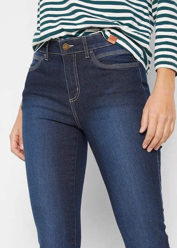 Skinny džíny Mid Waist, streč, bonprix