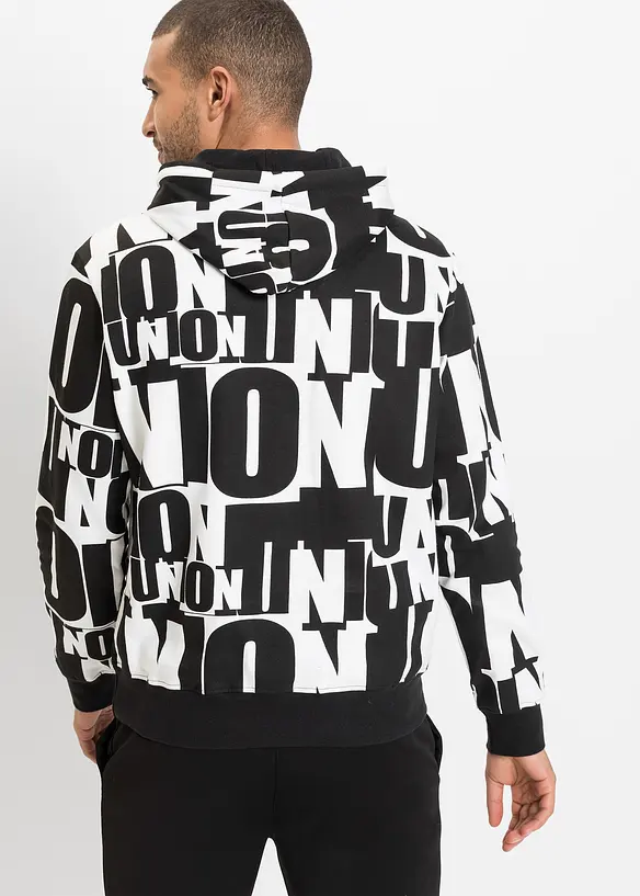 Mikina s kapuc&iacute;, z organick&eacute; bavlny, bonprix