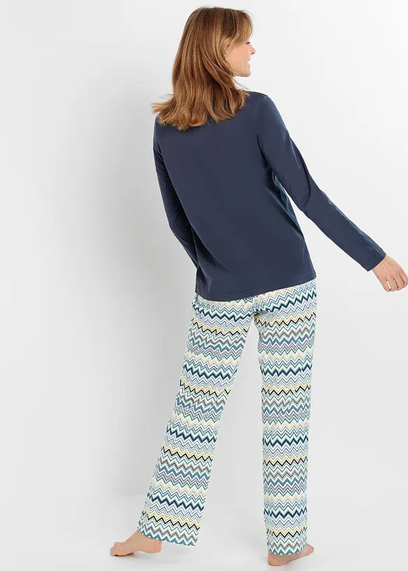 Pyžamo z čist&eacute; bavlny, bonprix