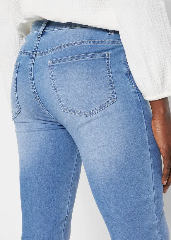 Strečové džíny Slim Fit, Mid Waist, bonprix