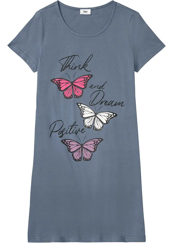 Krátká noční košile z čisté organické bavlny, bonprix