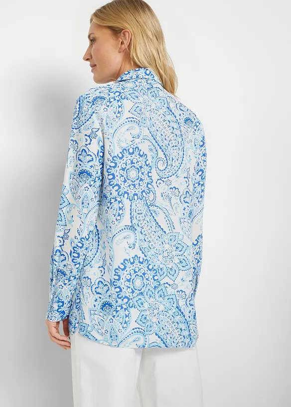 Oversized košilová halenka, bonprix