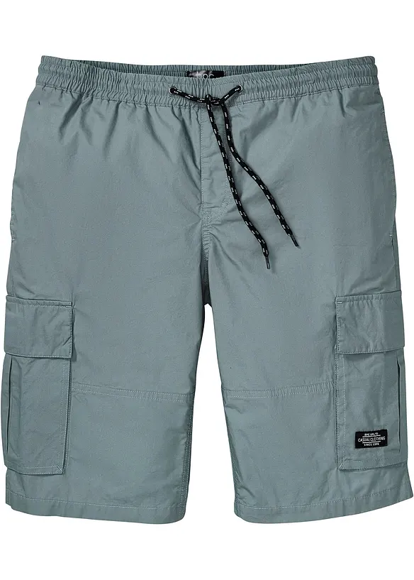 Cargo bermudy bez zapínání, Regular Fit, bonprix