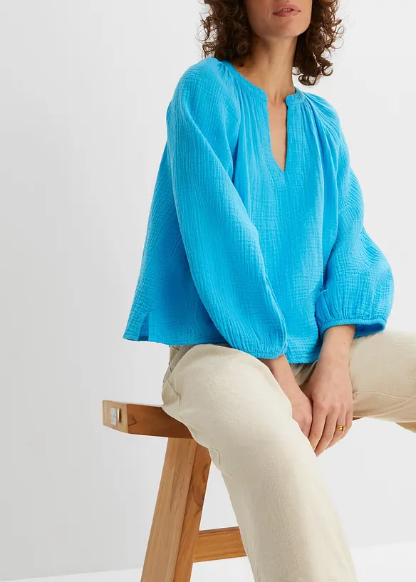 Oversize halenka z mušelínu, bonprix