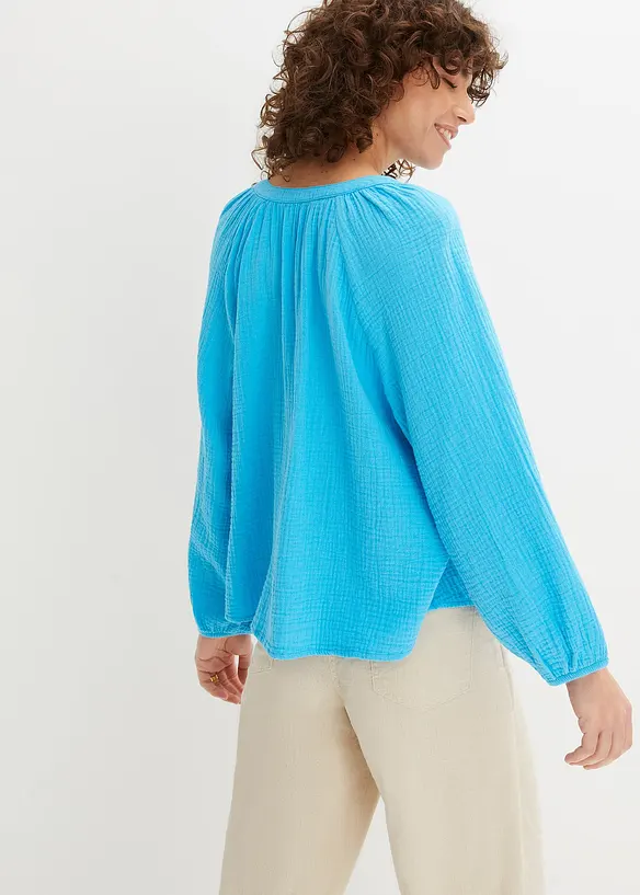 Oversize halenka z mušelínu, bonprix