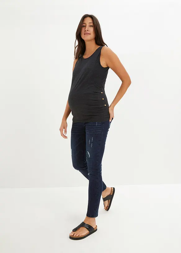 Těhotenský/kojicí top 2 v 1, z žerzeje, bonprix